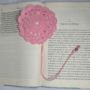 Semn de carte handmade „Pink Agate”