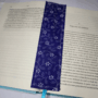 Semn de carte din bumbac „Blue Flower”