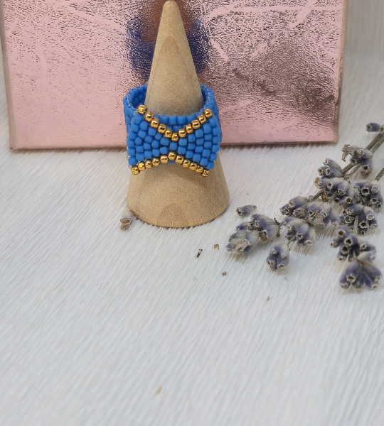 Inel handmade – Blue Royal Touch