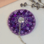 broșă păpădie handmade