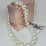 Colier statement „Royal Pearl” cu perle albe mari