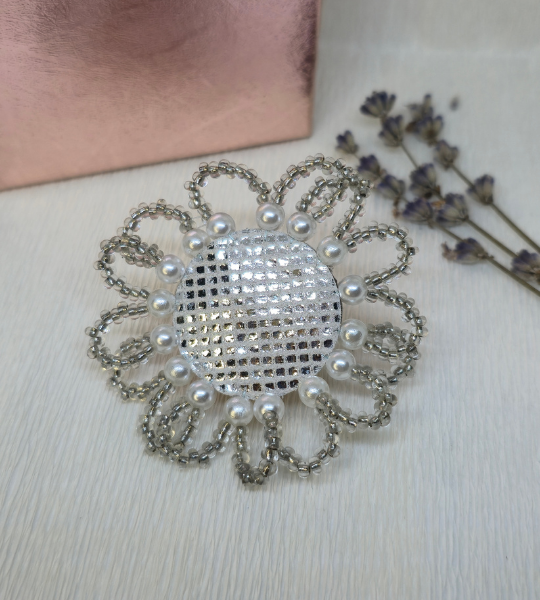 Broșă handmade – Wild Garden