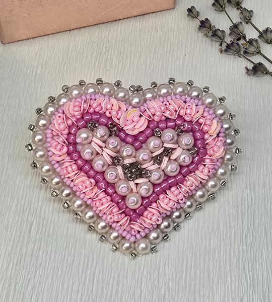 Broșă handmade – Candy Love