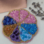 Broșă handmade - Shiny Blossom