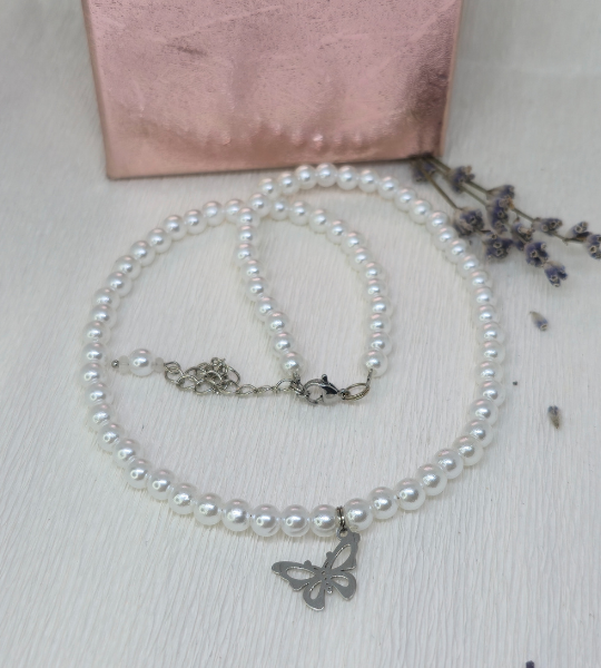 Colier handmade butterfly grace cu fluture