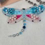 Broșă handmade - Twilight Dragonfly