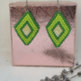 Cercei Statement Toho „Green Harmony”