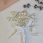 Broșă handmade - Bridal Pearl Bouquet