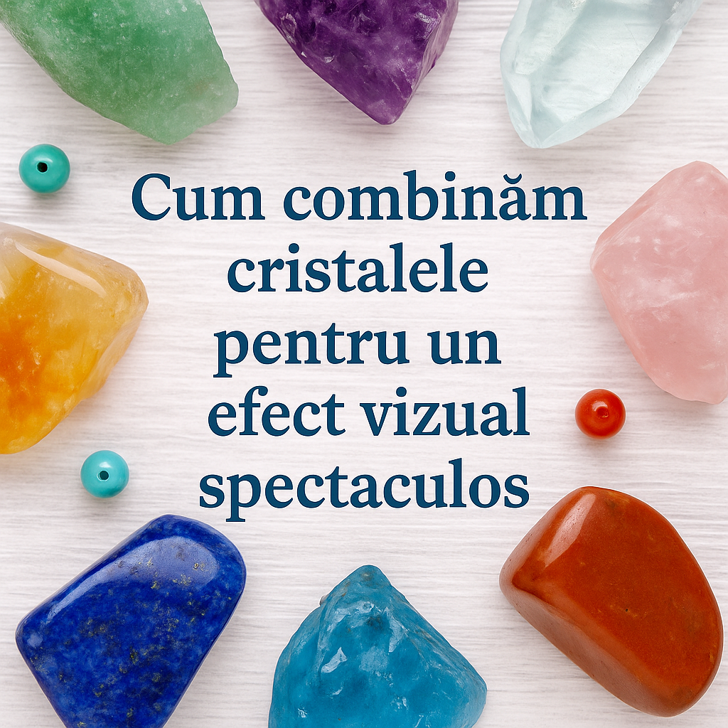 Cum combinăm cristalele pentru un efect vizual spectaculos